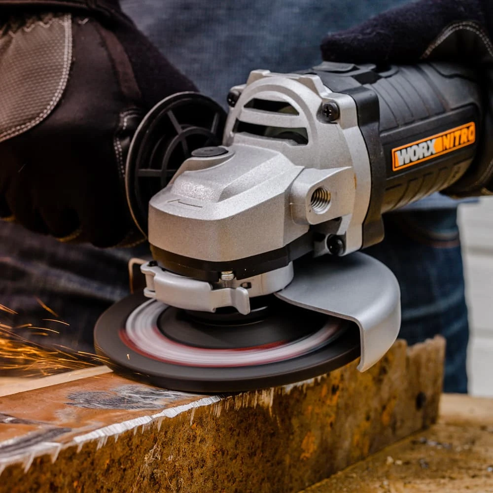 WORX NITRO 20V Brushless Angle Grinder, 4 1/2-in (Tool Only) 7 WORX NITRO 20V Brushless Angle Grinder, 4 1/2-in (Tool Only) - Image 7