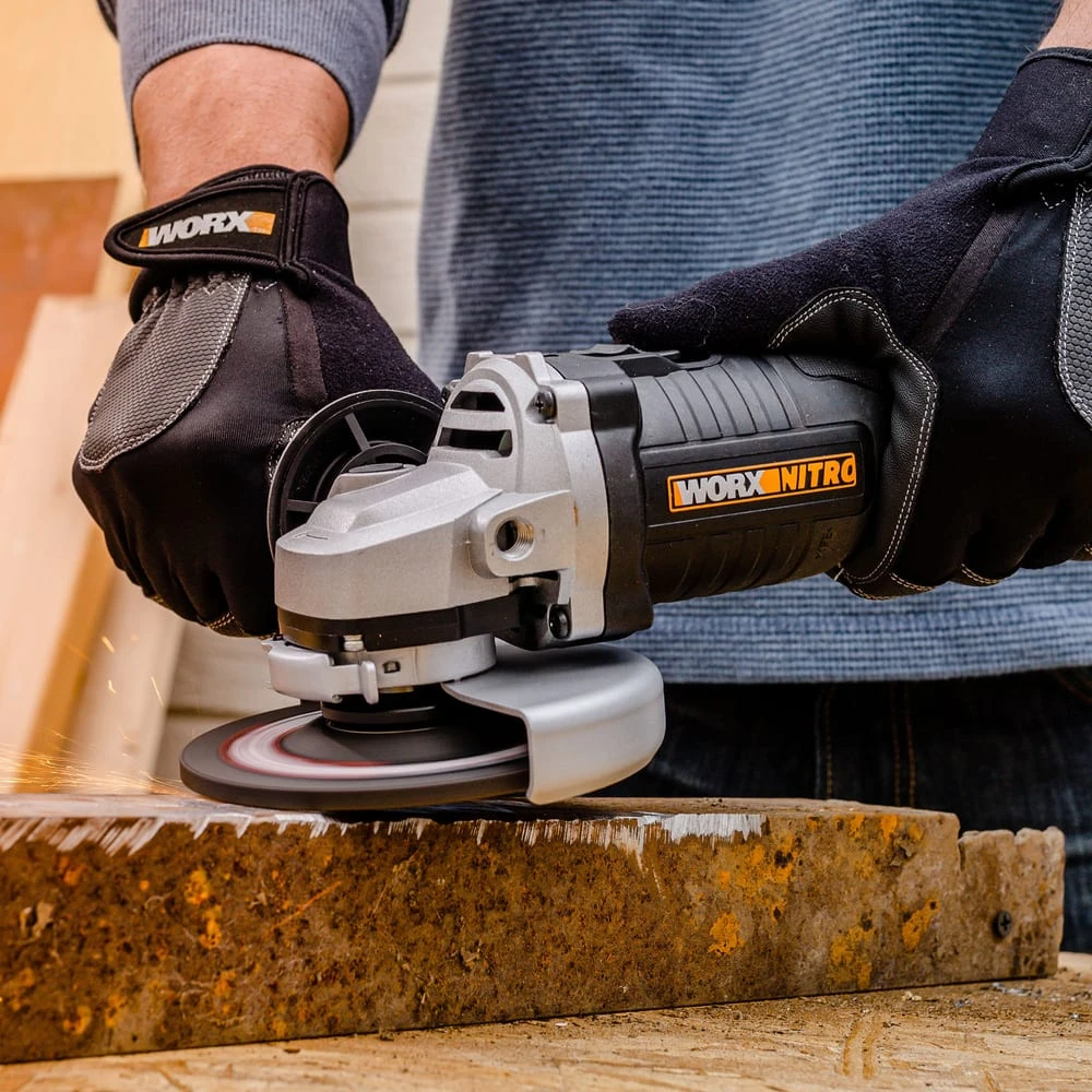 WORX NITRO 20V Brushless Angle Grinder, 4 1/2-in (Tool Only) 5 WORX NITRO 20V Brushless Angle Grinder, 4 1/2-in (Tool Only) - Image 5