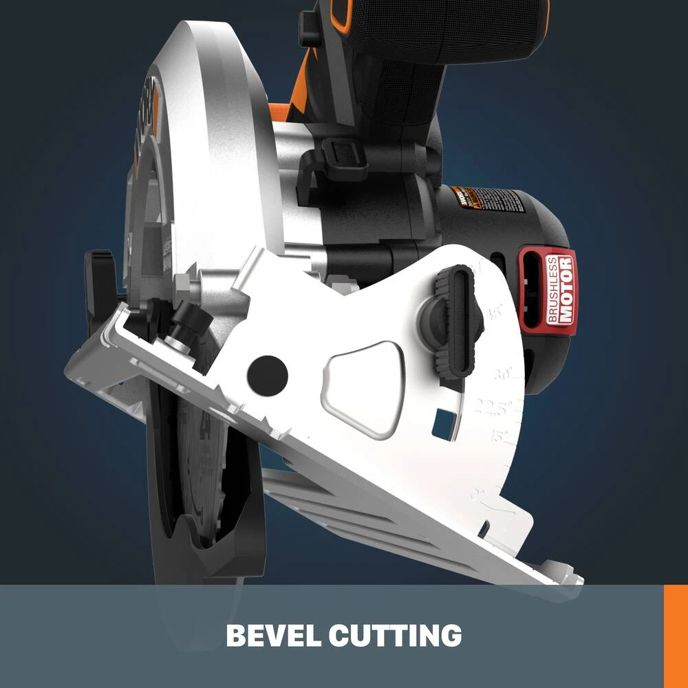 WORX NITRO 20V Brushless Circular Saw, 7 1/4-in (Tool Only) 3 WORX NITRO 20V Brushless Circular Saw, 7 1/4-in (Tool Only) - Image 3