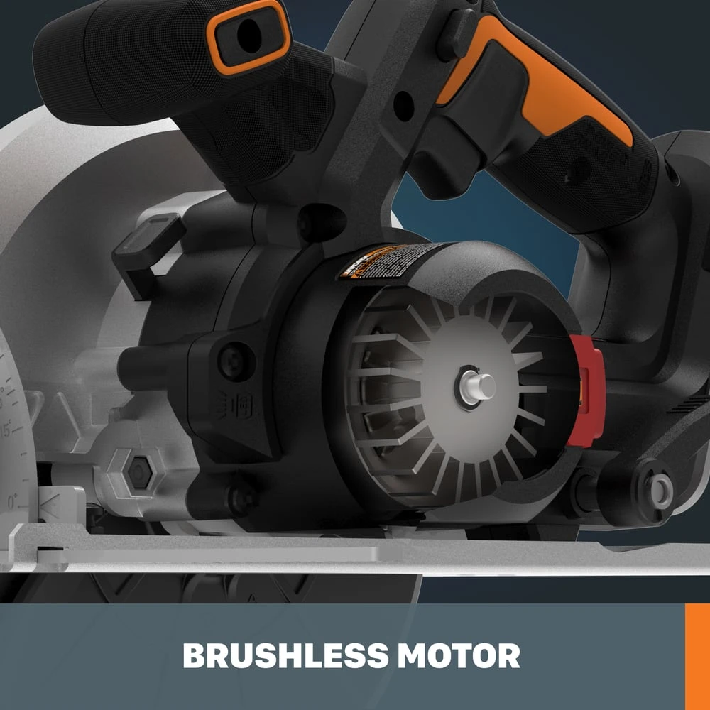 WORX NITRO 20V Brushless Circular Saw, 7 1/4-in (Tool Only) 4 WORX NITRO 20V Brushless Circular Saw, 7 1/4-in (Tool Only) - Image 4