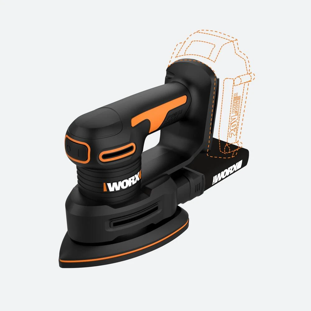 WORX 20V Detail Sander Tool (Tool Only) 3 WORX 20V Detail Sander Tool (Tool Only) - Image 3