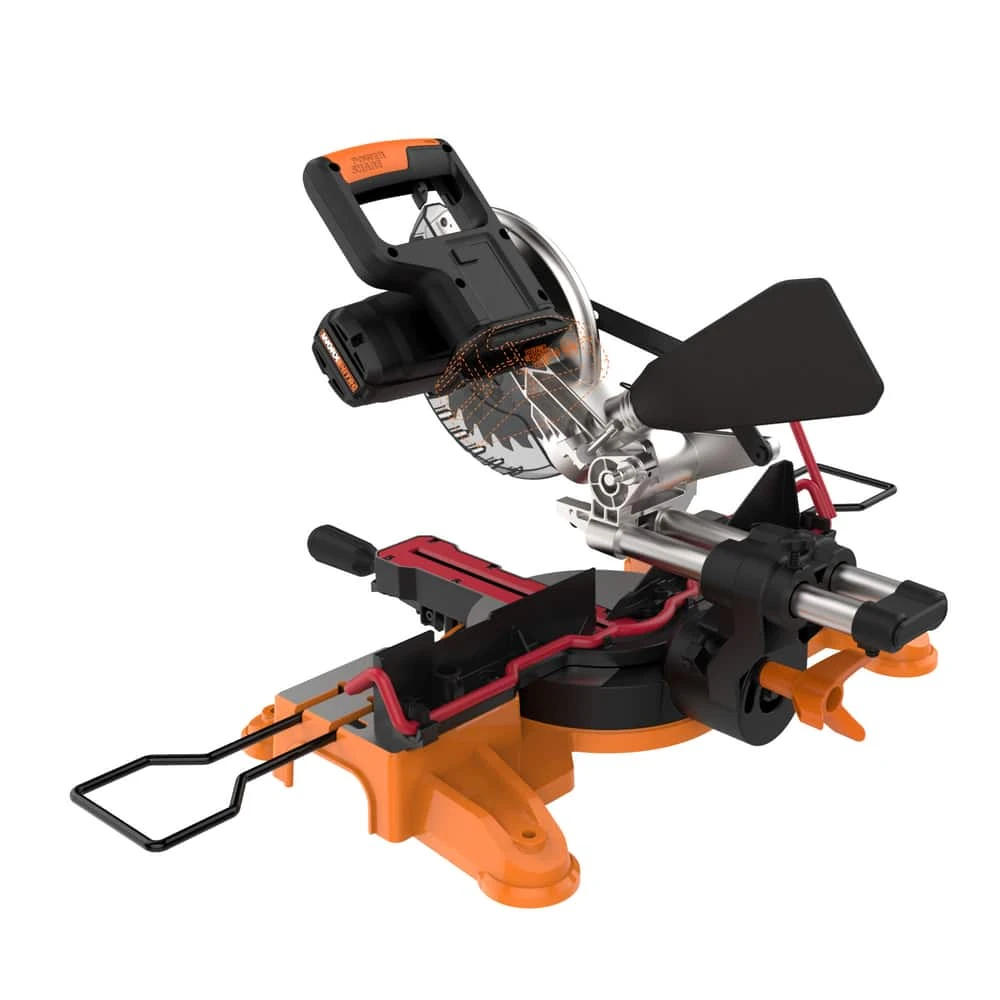 WORX NITRO 20V Sliding Miter Saw With Work-Holding Clamp, 7-1/4-in (Tool Only) 3 WORX NITRO 20V Sliding Miter Saw With Work-Holding Clamp, 7-1/4-in (Tool Only) - Image 3