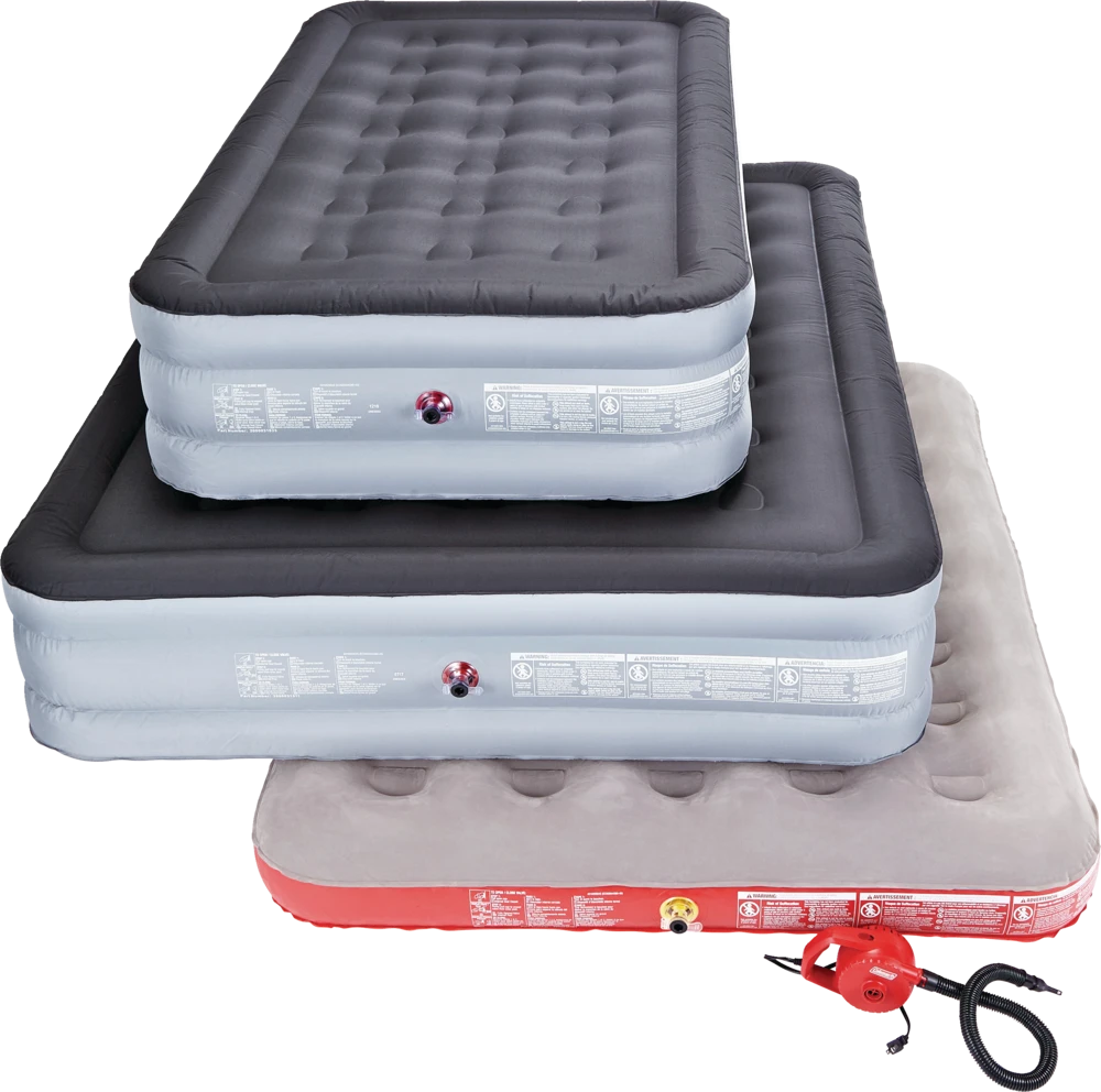 Coleman Full QuickBed Single-High Inflatable Air Mattress/Airbed W/ Flocked Top 7 Coleman Full QuickBed Single-High Inflatable Air Mattress/Airbed W/ Flocked Top - Image 7