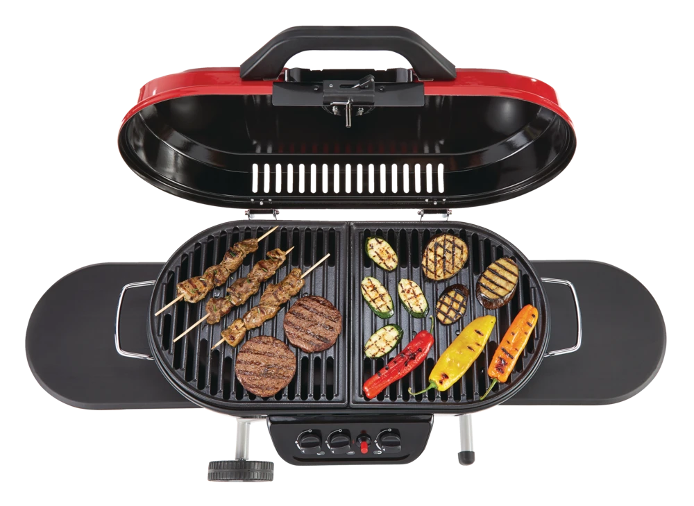 Coleman Roadtrip Portable 3-Burner Propane Gas BBQ Grill With A Folding Cart Stand 7 Coleman Roadtrip Portable 3-Burner Propane Gas BBQ Grill With A Folding Cart Stand - Image 7