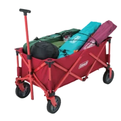 Coleman Outdoor Collapsible Folding Utility Wagon W/ Brake & Carry Bag, 100 Kg Capacity -US Coleman Sales 2024 coleman 4 in 1 wagon 3454659b 9662 4a22 989d 545afd9c510e
