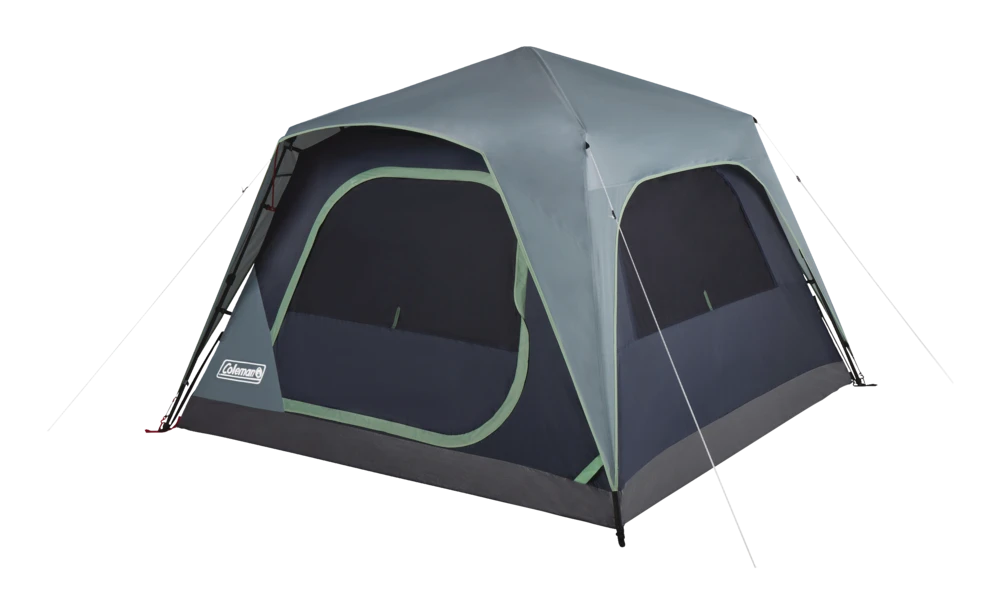 Coleman 3-Season, 4-Person Instant Set-Up Camping Cabin Tent W/ Rain Fly & Carry Bag 2 Coleman 3-Season, 4-Person Instant Set-Up Camping Cabin Tent W/ Rain Fly & Carry Bag - Image 2