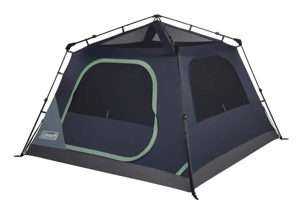 Coleman 3-Season, 4-Person Instant Set-Up Camping Cabin Tent W/ Rain Fly & Carry Bag 4 Coleman 3-Season, 4-Person Instant Set-Up Camping Cabin Tent W/ Rain Fly & Carry Bag - Image 4