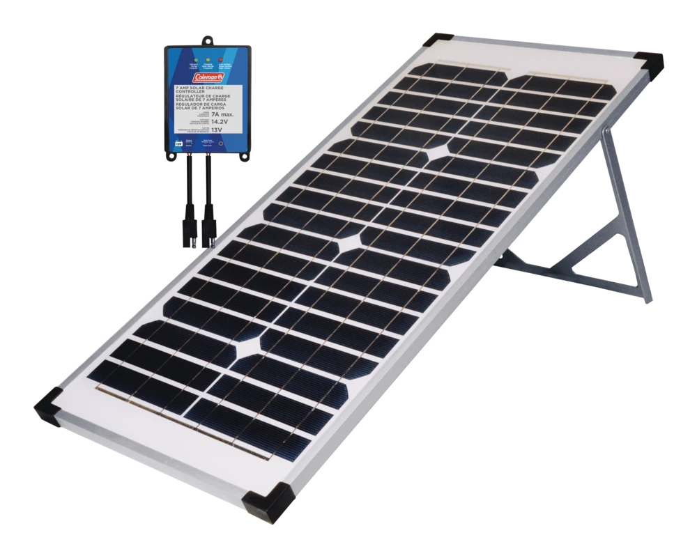 Coleman 40 Watt, 12V Portable Folding Solar Panel With Stand Includes 7A Charge Controller 5 Coleman 40 Watt, 12V Portable Folding Solar Panel With Stand Includes 7A Charge Controller - Image 5