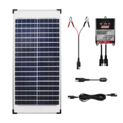 Coleman 40 Watt, 12V Portable Folding Solar Panel With Stand Includes 7A Charge Controller