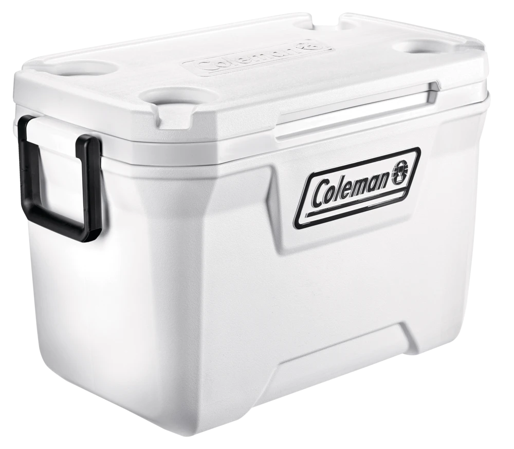 Coleman Marine Hard Cooler, 49.2-L, White 2 Coleman Marine Hard Cooler, 49.2-L, White - Image 2