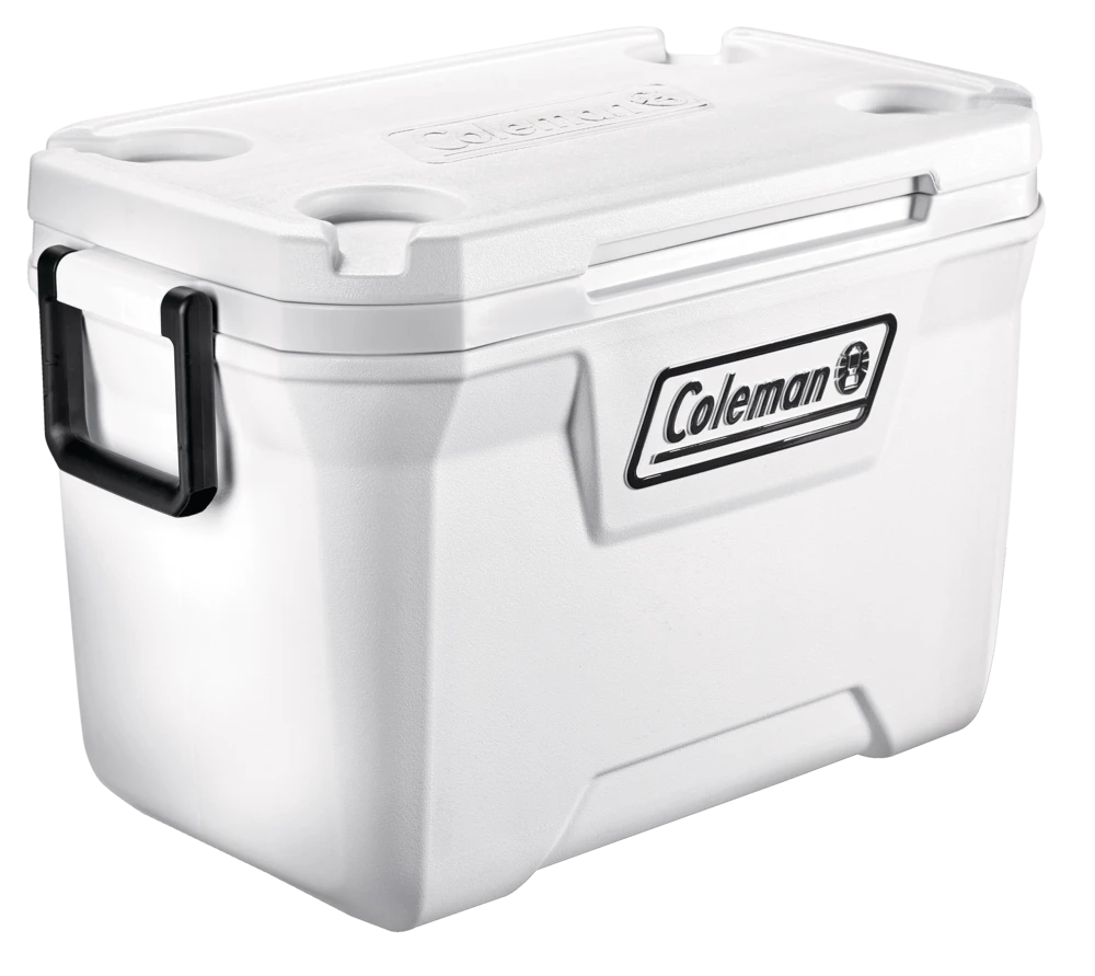 Coleman Marine Hard Cooler, 49.2-L, White 1 Coleman Marine Hard Cooler, 49.2-L, White