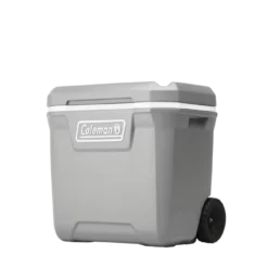 Coleman Hard Wheeled Cooler, With Handle, 61.5-L, Grey