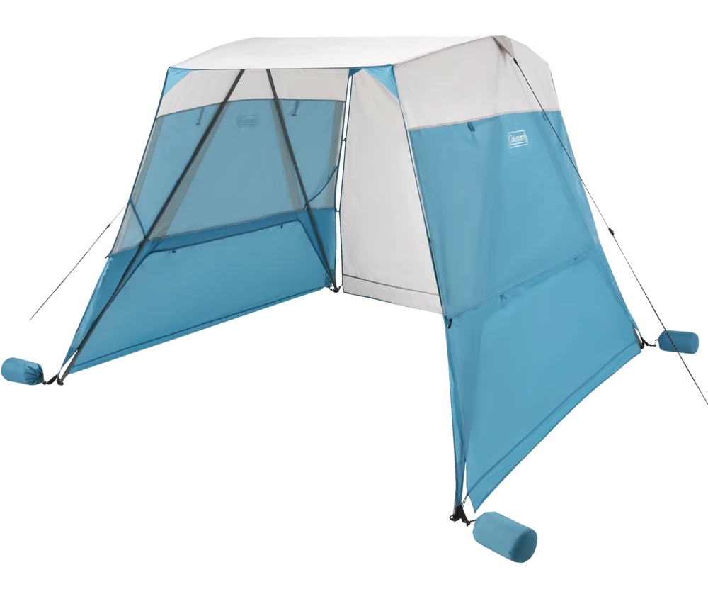 Coleman Backpack Shelter, Portable Pop-Up Beach Sun Shade Tent W/ UPF 50+, 7-ft X 7-ft 1 Coleman Backpack Shelter, Portable Pop-Up Beach Sun Shade Tent W/ UPF 50+, 7-ft X 7-ft