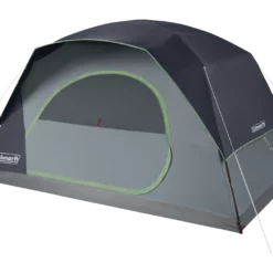 Coleman Skydome 3-Season, 8-Person Easy Set-Up Camping Dome Tent W/ Rain Fly, Gear Loft & Carry Bag