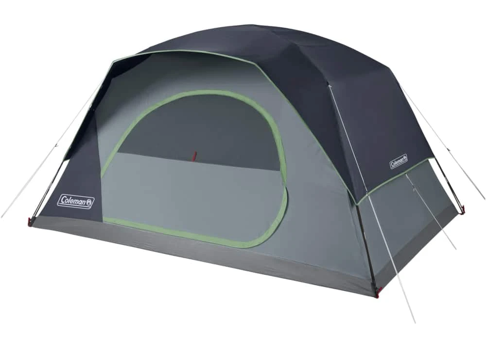 Coleman Skydome 3-Season, 8-Person Easy Set-Up Camping Dome Tent W/ Rain Fly, Gear Loft & Carry Bag 6 Coleman Skydome 3-Season, 8-Person Easy Set-Up Camping Dome Tent W/ Rain Fly, Gear Loft & Carry Bag - Image 6