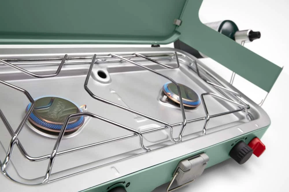 Coleman Cascade 222 Double-Burner 22,000 BTUs Rotary Ignition Camp Stove 5 Coleman Cascade 222 Double-Burner 22,000 BTUs Rotary Ignition Camp Stove - Image 5