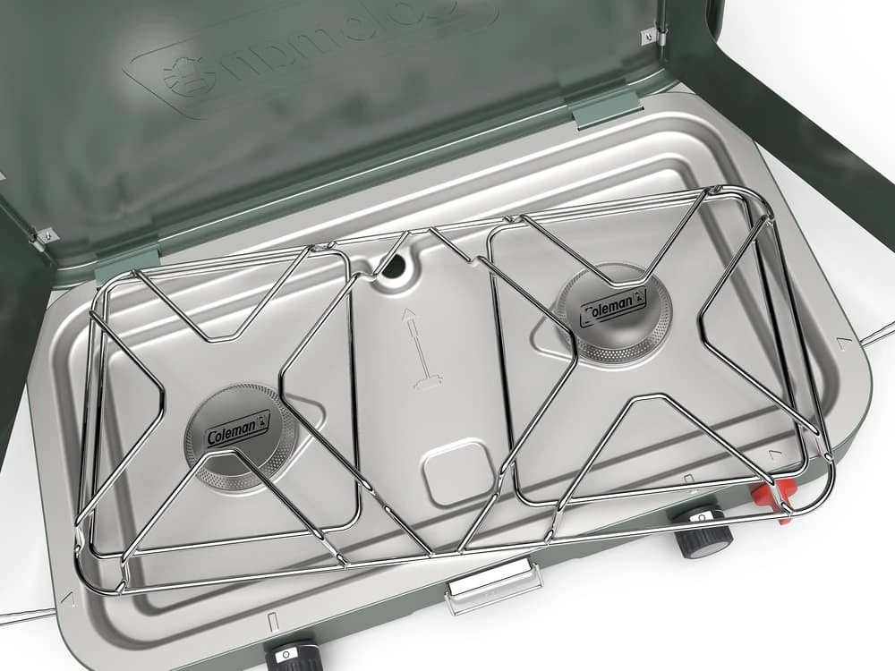 Coleman Cascade 222 Double-Burner 22,000 BTUs Rotary Ignition Camp Stove 6 Coleman Cascade 222 Double-Burner 22,000 BTUs Rotary Ignition Camp Stove - Image 6