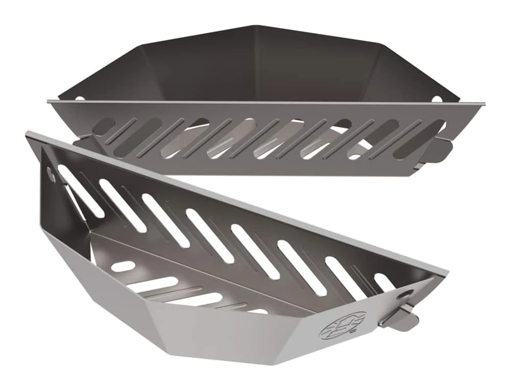 Coleman Stainless Steel BBQ Charcoal & Wood Pellet Baskets/Holders 1 Coleman Stainless Steel BBQ Charcoal & Wood Pellet Baskets/Holders