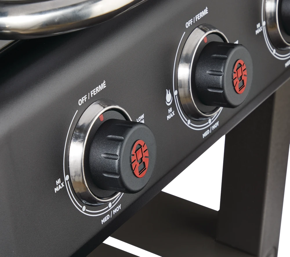 Coleman Cookout 3-Burner Propane Gas BBQ Grill With Side & Storage Shelves 11 Coleman Cookout 3-Burner Propane Gas BBQ Grill With Side & Storage Shelves - Image 11