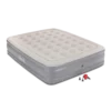 Coleman Queen Double-High Inflatable Air Mattress/Airbed W/ 120V AC Pump & Flocked Top