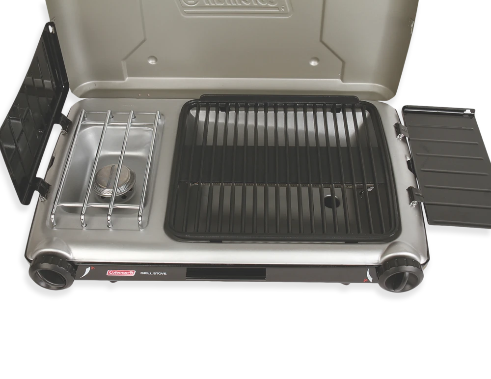 Coleman Double-Burner 20,000 BTUs Electronic Ignition Grill Camp Stove 7 Coleman Double-Burner 20,000 BTUs Electronic Ignition Grill Camp Stove - Image 7