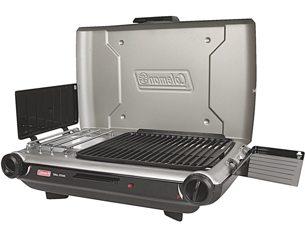 Coleman Double-Burner 20,000 BTUs Electronic Ignition Grill Camp Stove 3 Coleman Double-Burner 20,000 BTUs Electronic Ignition Grill Camp Stove - Image 3