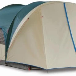 Coleman Euro Cabin 3-Season, 6-Person Camping Tent W/ Weatherproof Screened Porch, Rain Fly & Carry Bag