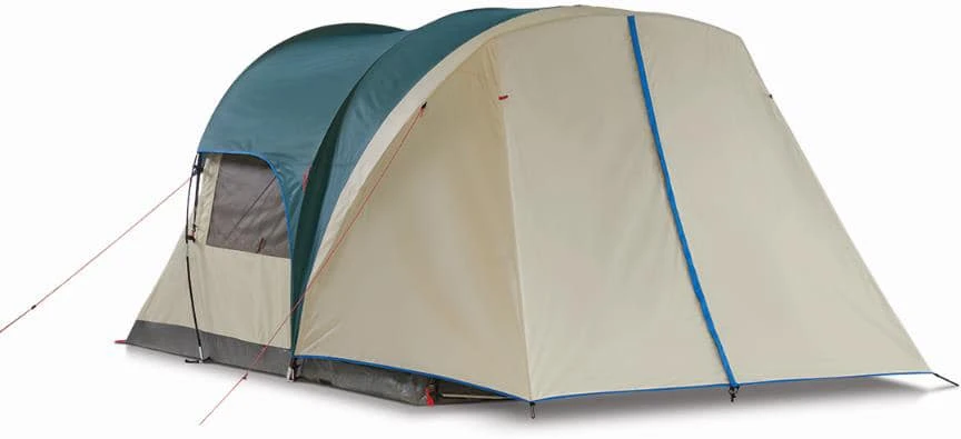 Coleman Euro Cabin 3-Season, 6-Person Camping Tent W/ Weatherproof Screened Porch, Rain Fly & Carry Bag 1 Coleman Euro Cabin 3-Season, 6-Person Camping Tent W/ Weatherproof Screened Porch, Rain Fly & Carry Bag