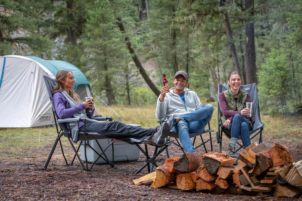 Coleman® Forester Series Sling Camping Chair With Cup Holder, Grey 7 Coleman® Forester Series Sling Camping Chair With Cup Holder, Grey - Image 7