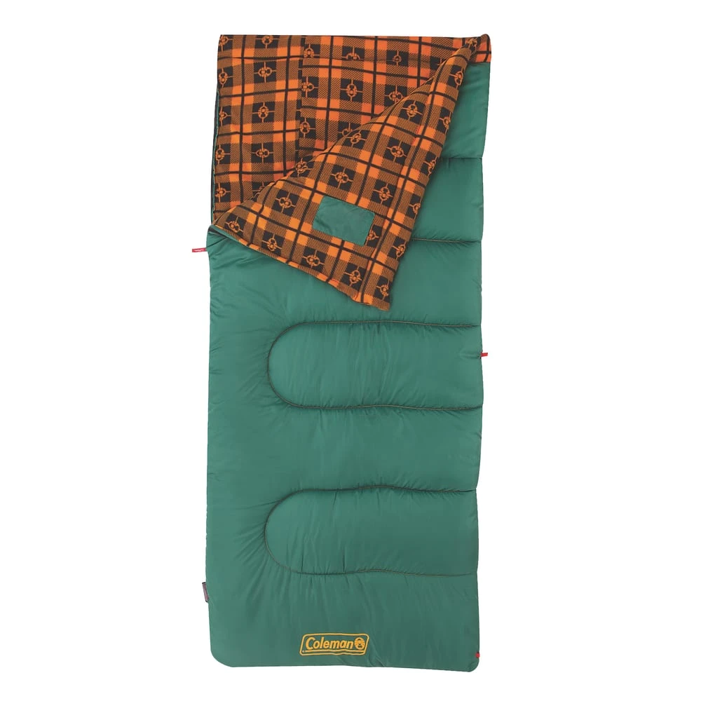 Coleman Granite Peak Insulated Fleece Lined Sleeping Bag W/ Compression Sack, -1°C To 10°C 1 Coleman Granite Peak Insulated Fleece Lined Sleeping Bag W/ Compression Sack, -1°C To 10°C