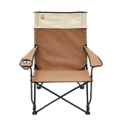 Coleman Steel Sling Oversize Folding Camping Chair W/ Cup Holder & Carry Bag
