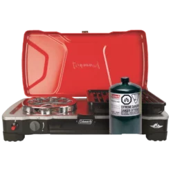 Coleman FyreSergeant Double-Burner 22,000 BTUs Camp Stove With 2-Grill Grates -US Coleman Sales 2024 coleman stove 2 hyperflame 22k btu 44733f6e 8fb6 45df a92e 6fe91eec8eff