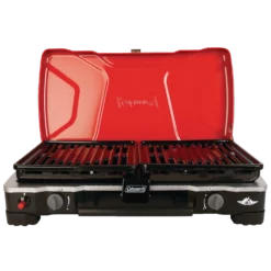 Coleman FyreSergeant Double-Burner 22,000 BTUs Camp Stove With 2-Grill Grates -US Coleman Sales 2024 coleman stove 2 hyperflame 22k btu 664ed2ac ece7 4d88 8dd1 eb8b7c7e8856