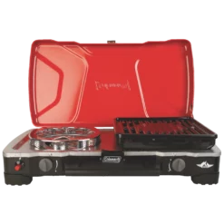 Coleman FyreSergeant Double-Burner 22,000 BTUs Camp Stove With 2-Grill Grates -US Coleman Sales 2024 coleman stove 2 hyperflame 22k btu bae46052 b62e 4bd0 a207 a711d3d4b1fa