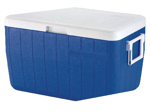 Coleman Poly-Lite Cooler, Holds 2L Bottles Upright, 45-L, Blue 3 Coleman Poly-Lite Cooler, Holds 2L Bottles Upright, 45-L, Blue - Image 3