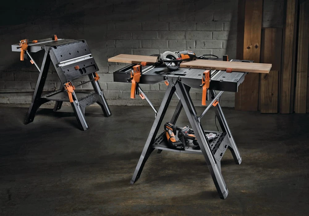 Worx Pegasus Foldable Worktable & Sawhorse, 31x25x32-in 14 Worx Pegasus Foldable Worktable & Sawhorse, 31x25x32-in - Image 14