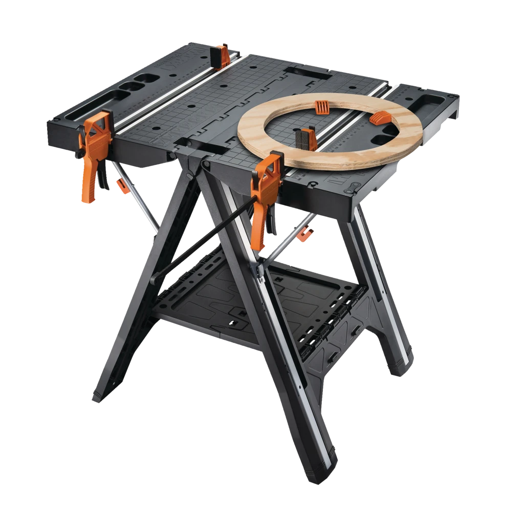 Worx Pegasus Foldable Worktable & Sawhorse, 31x25x32-in 9 Worx Pegasus Foldable Worktable & Sawhorse, 31x25x32-in - Image 9