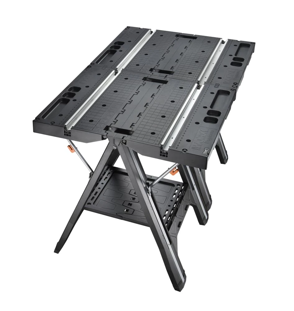 Worx Pegasus Foldable Worktable & Sawhorse, 31x25x32-in 4 Worx Pegasus Foldable Worktable & Sawhorse, 31x25x32-in - Image 4