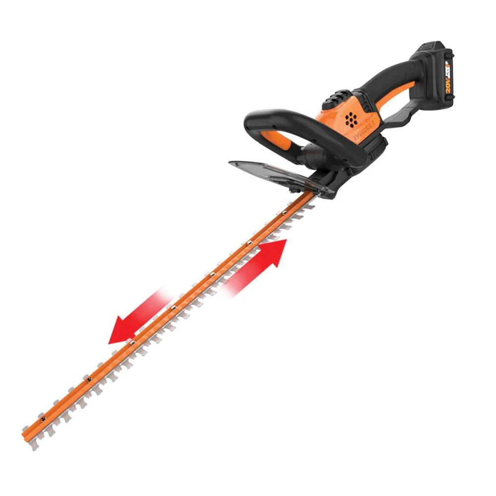 WORX Power Share 20 V Cordless Hedge Trimmer, 22-in 8 WORX Power Share 20 V Cordless Hedge Trimmer, 22-in - Image 8
