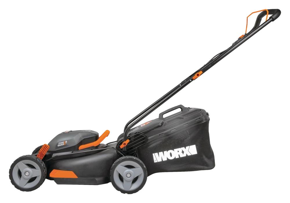 WORX 2-in-1 2x20V 4Ah Battery Cordless Brushed Walk Behind Push Lawn Mower, 17-in 4 WORX 2-in-1 2x20V 4Ah Battery Cordless Brushed Walk Behind Push Lawn Mower, 17-in - Image 4