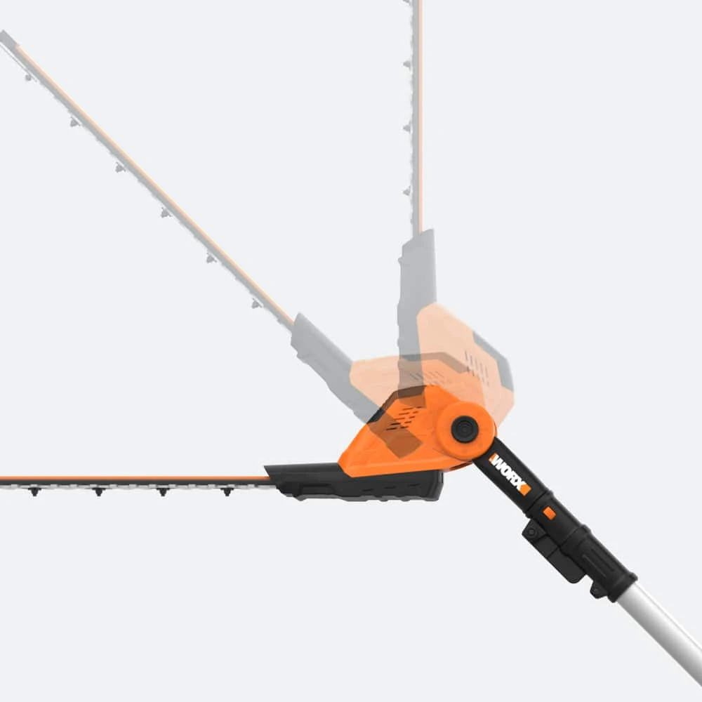 Worx WG252.9 20 V 2-in-1 Powershare Cordless Hedge Trimmer With Pole, Tool Only 4 Worx WG252.9 20 V 2-in-1 Powershare Cordless Hedge Trimmer With Pole, Tool Only - Image 4