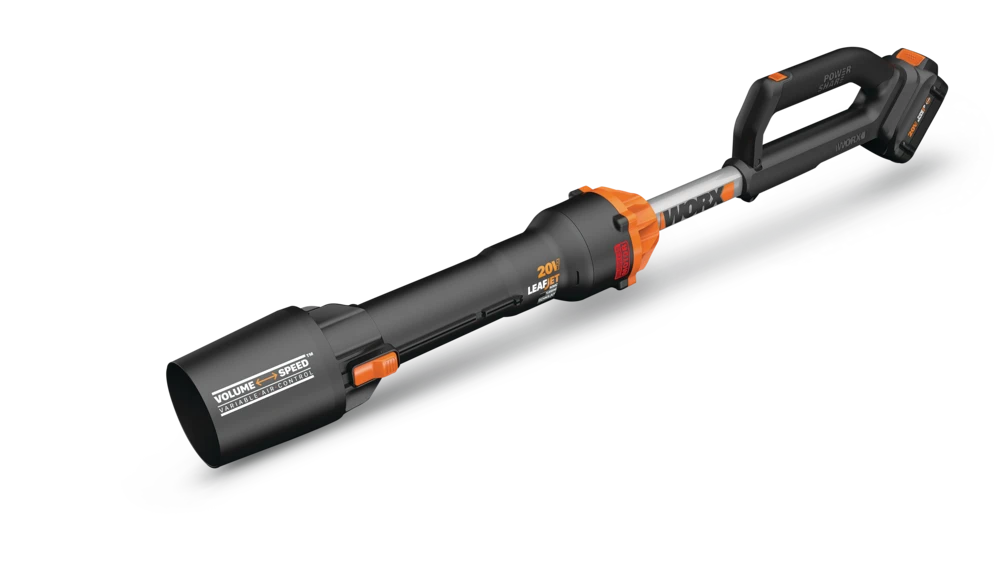 WORX Power Share 20 V Cordless Leafjet Blower/Sweeper, 4 Ah Battery Included 1 WORX Power Share 20 V Cordless Leafjet Blower/Sweeper, 4 Ah Battery Included