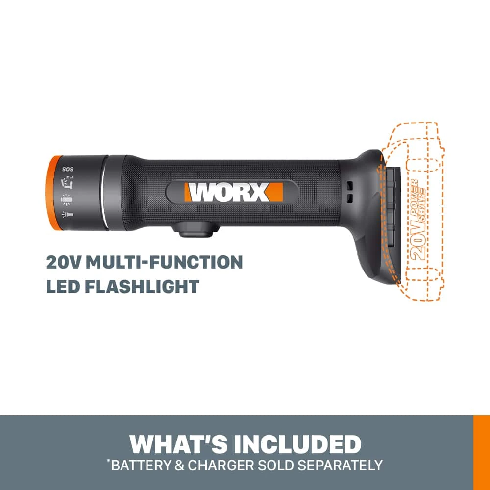 WORX 20V Multi-function LED Light (Tool Only) 1 WORX 20V Multi-function LED Light (Tool Only)