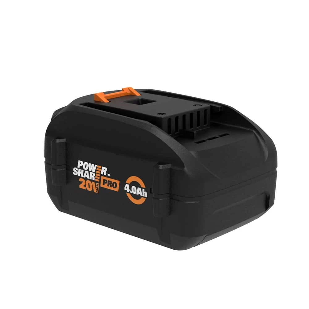 WORX WA3012 20 V Lithium-Ion Power Share Pro, 4.0 Ah High-Capacity Battery, Black & Orange 2 WORX WA3012 20 V Lithium-Ion Power Share Pro, 4.0 Ah High-Capacity Battery, Black & Orange - Image 2