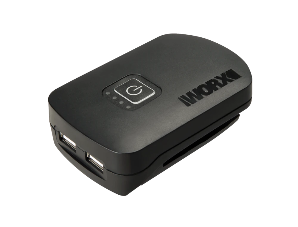 WORX Power Share 20 V Max 2Ah USB Power Adapter 1 WORX Power Share 20 V Max 2Ah USB Power Adapter