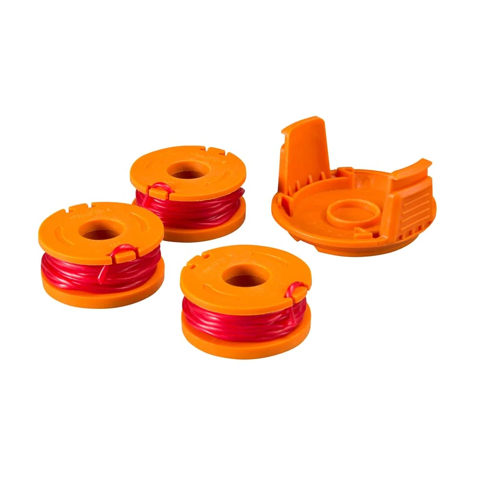 WORX Spool And Cap For Cordless Trimmers, 10-ft, 3-pk 1 WORX Spool And Cap For Cordless Trimmers, 10-ft, 3-pk