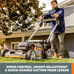 WORX 3-in-1 Variable Speed 40V 5Ah Battery, Cordless, Self-Propelled Lawn Mower, 21-in 23 WORX 3-in-1 Variable Speed 40V 5Ah Battery, Cordless, Self-Propelled Lawn Mower, 21-in -US Coleman Sales 2024 worx 40v 21 self propelled mower 12bdeedc a399 4af6 a60e 12b752e5aed9