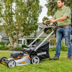 WORX 3-in-1 Variable Speed 40V 5Ah Battery, Cordless, Self-Propelled Lawn Mower, 21-in 25 WORX 3-in-1 Variable Speed 40V 5Ah Battery, Cordless, Self-Propelled Lawn Mower, 21-in -US Coleman Sales 2024 worx 40v 21 self propelled mower 2d75a017 5e6b 4e6b 8235 c372025139e5