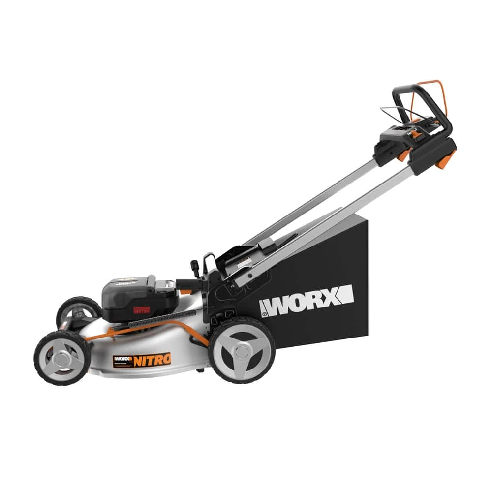WORX 3-in-1 Variable Speed 40V 5Ah Battery, Cordless, Self-Propelled Lawn Mower, 21-in 5 WORX 3-in-1 Variable Speed 40V 5Ah Battery, Cordless, Self-Propelled Lawn Mower, 21-in - Image 5