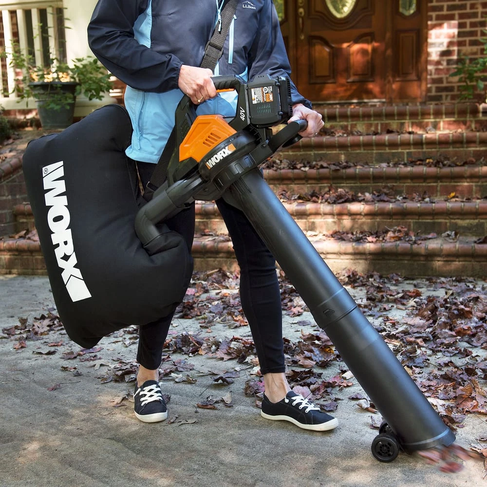 Worx WG583.9 40 V 3-in-1 Powershare Cordless Leaf Blower/Vacuum/Mulcher, Tool Only 6 Worx WG583.9 40 V 3-in-1 Powershare Cordless Leaf Blower/Vacuum/Mulcher, Tool Only - Image 6
